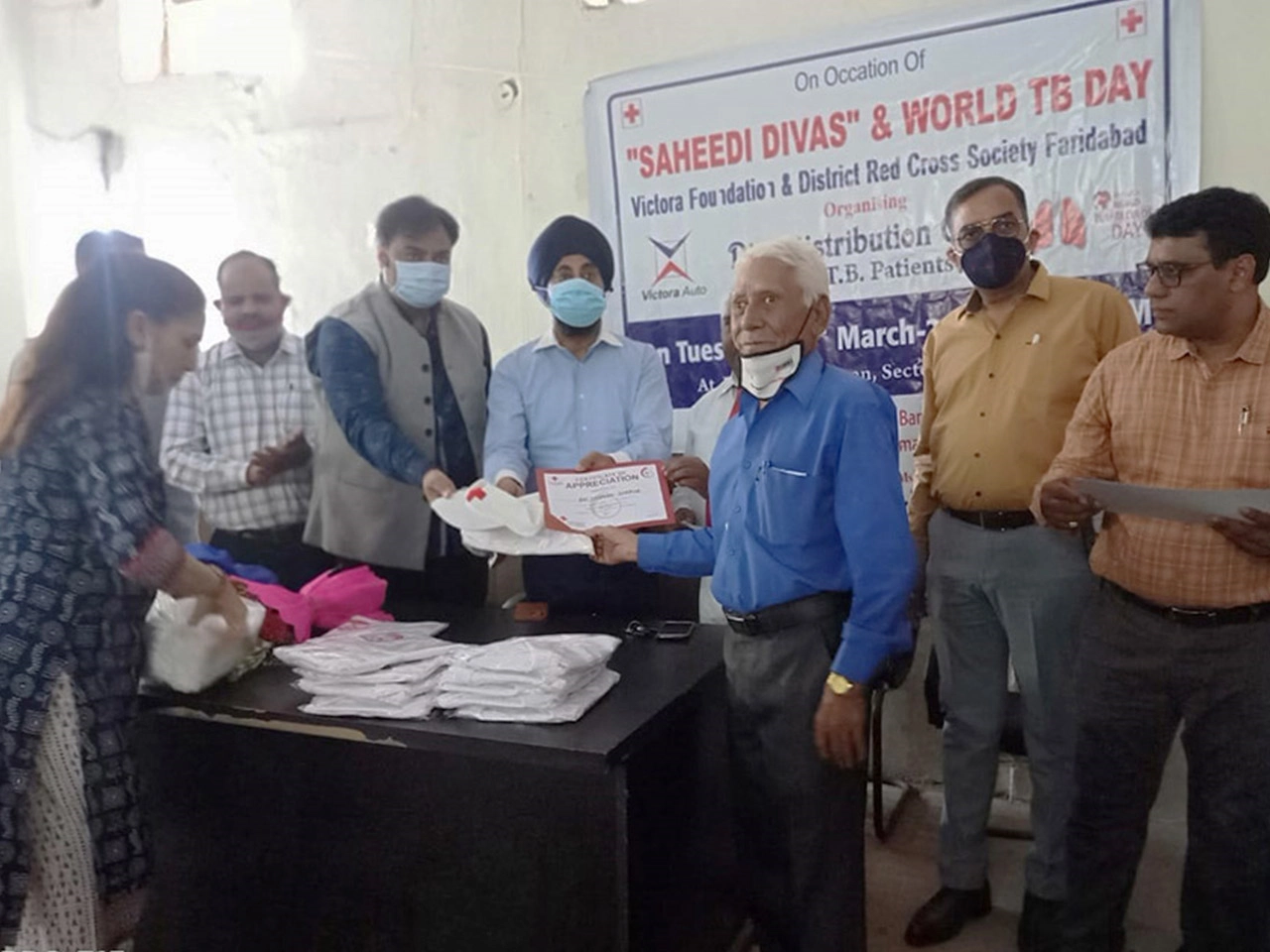 Diet Distribution Camp for TB Patients